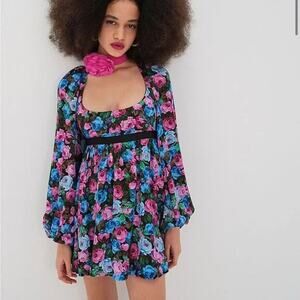 For Love & Lemons Maggie Mini Dress - Perfect for Coachella - Size L - NWT